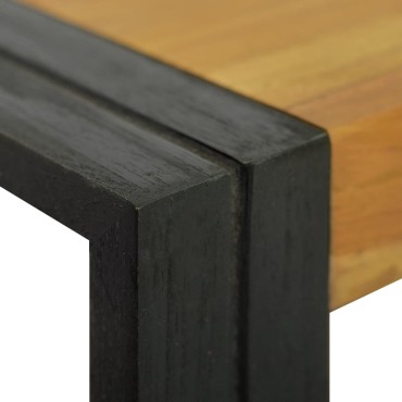vidaXL Έπιπλο Μπάνιου Επιτοίχιο 110x45x35cm από Μασίφ Ξύλο Teak 1 τεμ.