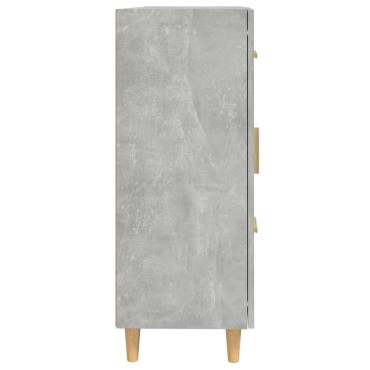 vidaXL Ντουλάπι Γκρι Σκυροδέματος 69,5x34x90cm Επεξεργασμένο Ξύλο 1 τεμ.