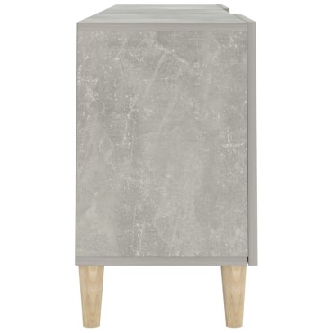vidaXL Έπιπλο Τηλεόρασης Γκρι Σκυροδέματος 150x30x50cm Επεξ. Ξύλο