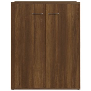 vidaXL Ντουλάπι Καφέ Δρυς 60x30x75cm από Επεξεργασμένο Ξύλο 1 τεμ.