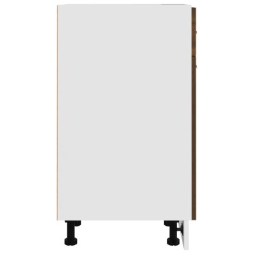 vidaXL Έπιπλο Με Συρτάρι Lyon Καφέ Δρυς 30x46x81,5cm