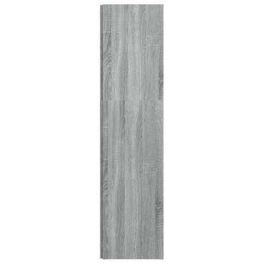 vidaXL Γωνιακό Έπιπλο Γκρι Sonoma 33x33x132cm από Επεξεργ. Ξύλο