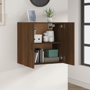 vidaXL Ντουλάπι Τοίχου Καφέ Δρυς 60x31x60cm από Επεξεργασμένο Ξύλο 1 τεμ.