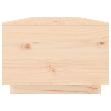 vidaXL Τραπεζάκι Σαλονιού Γκρι 100x50x35cm από Μασίφ Ξύλο Πεύκου 1 τεμ.