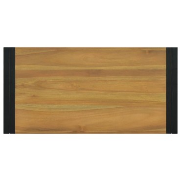 vidaXL Έπιπλο Μπάνιου Επιτοίχιο 90x45x35cm από Μασίφ Ξύλο Teak 1 τεμ.