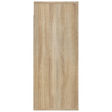 vidaXL Ντουλάπι Τοίχου Sonoma Δρυς 80x33x80cm Επεξεργασμένο Ξύλο 1 τεμ.
