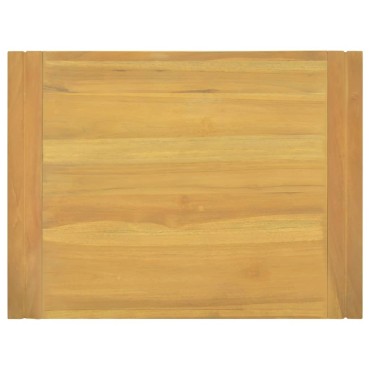 vidaXL Έπιπλο Μπάνιου Επιτοίχιο 60x45x35cm από Μασίφ Ξύλο Teak 1 τεμ.