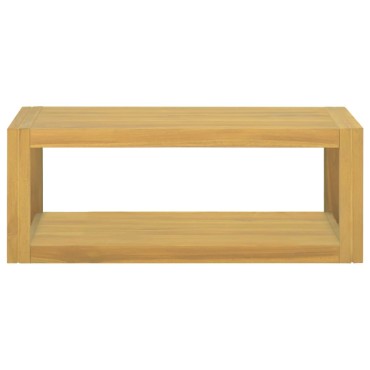 vidaXL Έπιπλο Μπάνιου Επιτοίχιο 90x45x35cm από Μασίφ Ξύλο Teak 1 τεμ.