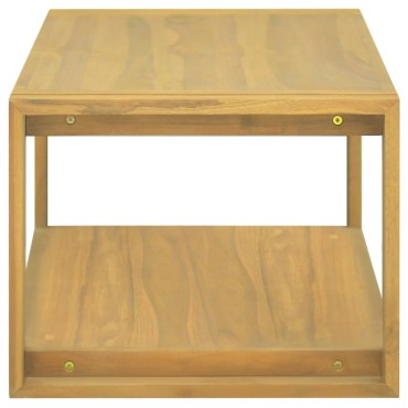 vidaXL Έπιπλο Μπάνιου Επιτοίχιο 90x45x35cm από Μασίφ Ξύλο Teak 1 τεμ.