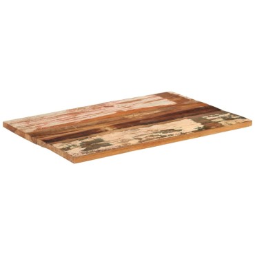 vidaXL Επιφάνεια Τραπεζιού Ορθ. 60x90cm 25-27 χιλ Μασίφ Ανακ. Ξύλο 1 τεμ.