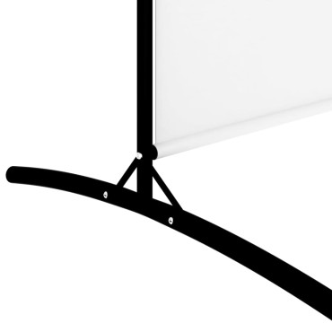 vidaXL Διαχωριστικό Δωματίου με 5 Πάνελ Λευκό 433x180cm από Ύφασμα 1 τεμ.