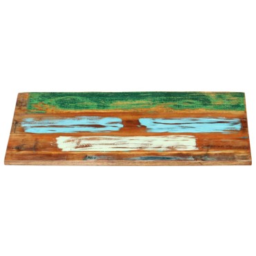 vidaXL Επιφάνεια Τραπεζιού Ορθ. 70x90cm 25-27 χιλ Μασίφ Ανακ. Ξύλο 1 τεμ.