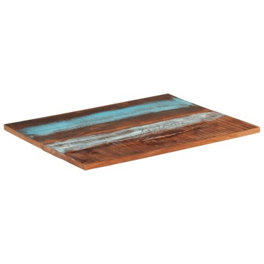 vidaXL Επιφάνεια Τραπεζιού Ορθ. 70x90cm 25-27 χιλ Μασίφ Ανακ. Ξύλο 1 τεμ.