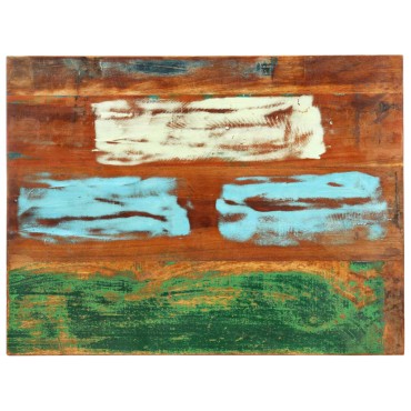 vidaXL Επιφάνεια Τραπεζιού Ορθ. 70x90cm 25-27 χιλ Μασίφ Ανακ. Ξύλο 1 τεμ.