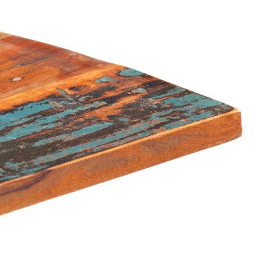 vidaXL Επιφάνεια Τραπεζιού Τετρ.80x80cm 25-27 χιλ Μασίφ Ανακ. Ξύλο 1 τεμ.