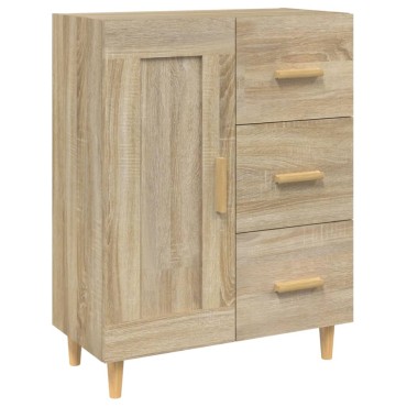 vidaXL Ντουλάπι Sonoma Δρυς 69,5x34x90cm από Επεξεργασμένο Ξύλο 1 τεμ.