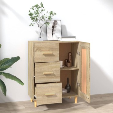 vidaXL Ντουλάπι Sonoma Δρυς 69,5x34x90cm από Επεξεργασμένο Ξύλο 1 τεμ.
