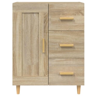 vidaXL Ντουλάπι Sonoma Δρυς 69,5x34x90cm από Επεξεργασμένο Ξύλο 1 τεμ.