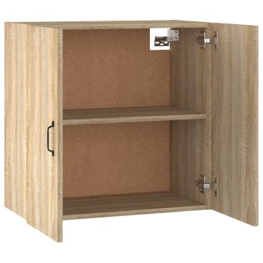 vidaXL Ντουλάπι Τοίχου Sonoma Δρυς 60x31x60cm Επεξεργασμένο Ξύλο 1 τεμ.
