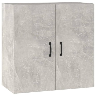 vidaXL Ντουλάπι Τοίχου Γκρι Σκυρ. 60x31x60cm Επεξεργασμένο Ξύλο 1 τεμ.