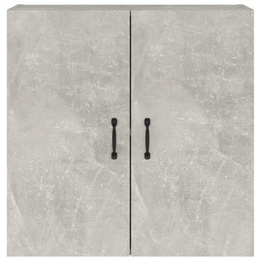 vidaXL Ντουλάπι Τοίχου Γκρι Σκυρ. 60x31x60cm Επεξεργασμένο Ξύλο 1 τεμ.