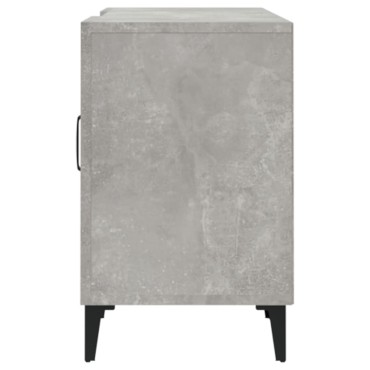 vidaXL Έπιπλο Τηλεόρασης Γκρι Σκυροδέματος 150x30x50cm Επεξ. Ξύλο