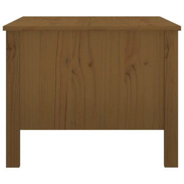 vidaXL Τραπεζάκι Σαλονιού Καφέ Μελί 100x50x40cm Μασίφ Ξύλο Πεύκου 1 τεμ.