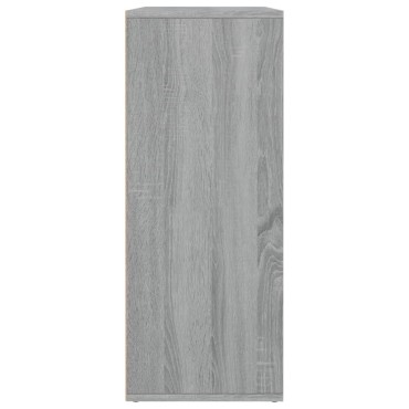 vidaXL Ντουλάπι Γκρι Sonoma 60x30x75cm από Επεξεργασμένο Ξύλο 1 τεμ.
