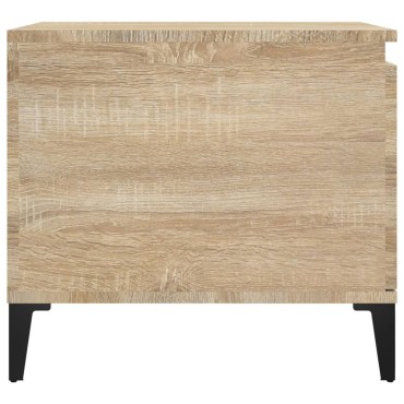 vidaXL Τραπεζάκι Σαλονιού Sonoma Δρυς 100x50x45cm Επεξεργασμένο Ξύλο 1 τεμ.