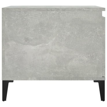 vidaXL Τραπεζάκι Σαλονιού Γκρι Σκυρ. 100x50x45cm Επεξεργασμένο Ξύλο 1 τεμ.