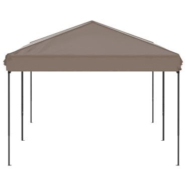 vidaXL Πτυσσόμενη Τέντα Εκδηλώσεων Taupe 3x6 μ.