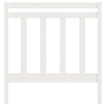 vidaXL Καναπές Κρεβάτι Συρόμενος Λευκός 2x(90x190) εκ. από Μασίφ Πεύκο