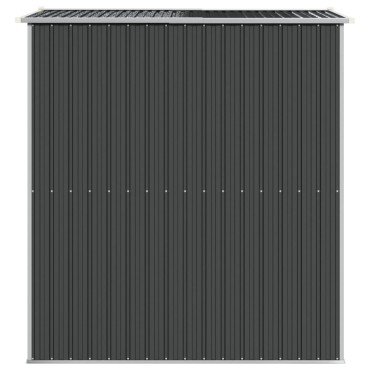 vidaXL Αποθήκη Κήπου Ανθρακί 192x191x223 εκ. Γαλβανισμένο Ατσάλι