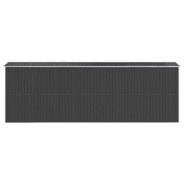 vidaXL Αποθήκη Κήπου Ανθρακί 192x606x223 εκ. Γαλβανισμένο Ατσάλι