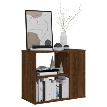 vidaXL Βοηθητικό Ντουλάπι Καφέ δρυς 60x30x50cm Επεξεργασμένο Ξύλο 1 τεμ.