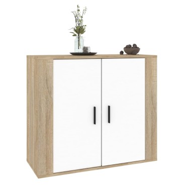 vidaXL Ντουλάπι Sonoma Δρυς 80x33x70cm από Επεξεργασμένο Ξύλο 1 τεμ.