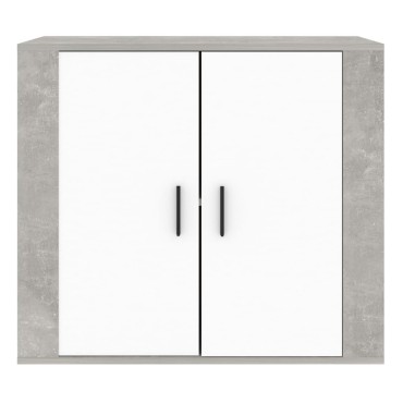 vidaXL Ντουλάπι Γκρι Σκυροδέματος 80x33x70cm Επεξεργασμένο Ξύλο 1 τεμ.