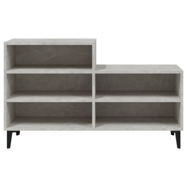 vidaXL Παπουτσοθήκη Γκρι Σκυροδέματος 102x36x60cm Επεξεργασμένο Ξύλο