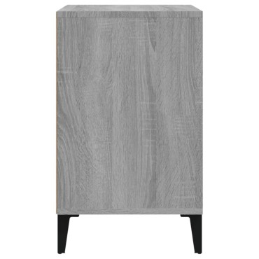 vidaXL Παπουτσοθήκη Γκρι Sonoma 102x36x60cm από Επεξεργασμένο Ξύλο