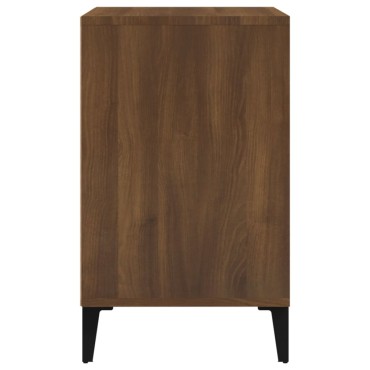 vidaXL Παπουτσοθήκη Καφέ Δρυς 102x36x60cm από Επεξεργασμένο Ξύλο