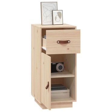 vidaXL Μπουφές 34x40x75cm από Μασίφ Ξύλο Πεύκου 1 τεμ.