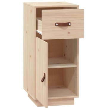 vidaXL Μπουφές 34x40x75cm από Μασίφ Ξύλο Πεύκου 1 τεμ.