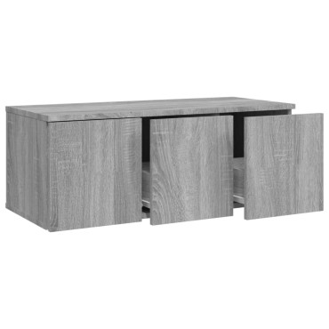 vidaXL Έπιπλο Τηλεόρασης Γκρι Sonoma 80x34x30cm από Επεξεργ. Ξύλο
