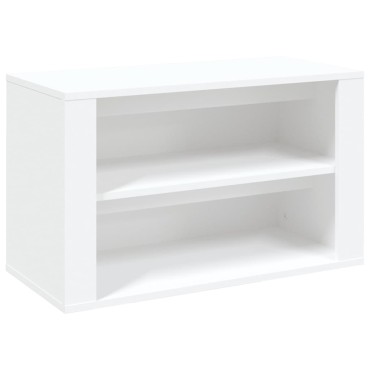 vidaXL Παπουτσοθήκη Λευκή 75x35x45cm από Επεξεργασμένο Ξύλο
