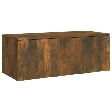 vidaXL Έπιπλο Τηλεόρασης Καπνιστή Δρυς 80x34x30cm Επεξ. Ξύλο