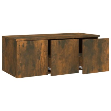 vidaXL Έπιπλο Τηλεόρασης Καπνιστή Δρυς 80x34x30cm Επεξ. Ξύλο