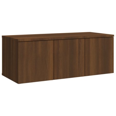 vidaXL Έπιπλο Τηλεόρασης Καφέ Δρυς 80x34x30cm Επεξ. Ξύλο
