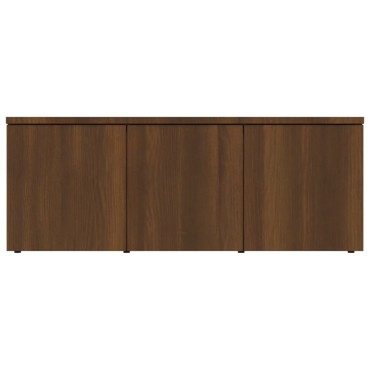 vidaXL Έπιπλο Τηλεόρασης Καφέ Δρυς 80x34x30cm Επεξ. Ξύλο