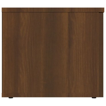 vidaXL Έπιπλο Τηλεόρασης Καφέ Δρυς 80x34x30cm Επεξ. Ξύλο
