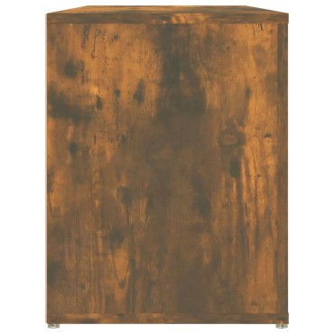 vidaXL Παπουτσοθήκη Καπνιστή Δρυς 100x35x45cm Επεξεργασμένο Ξύλο